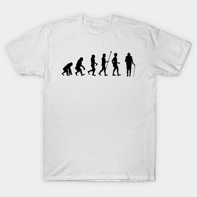 Hiking evolution gift ideas T-Shirt by HBfunshirts